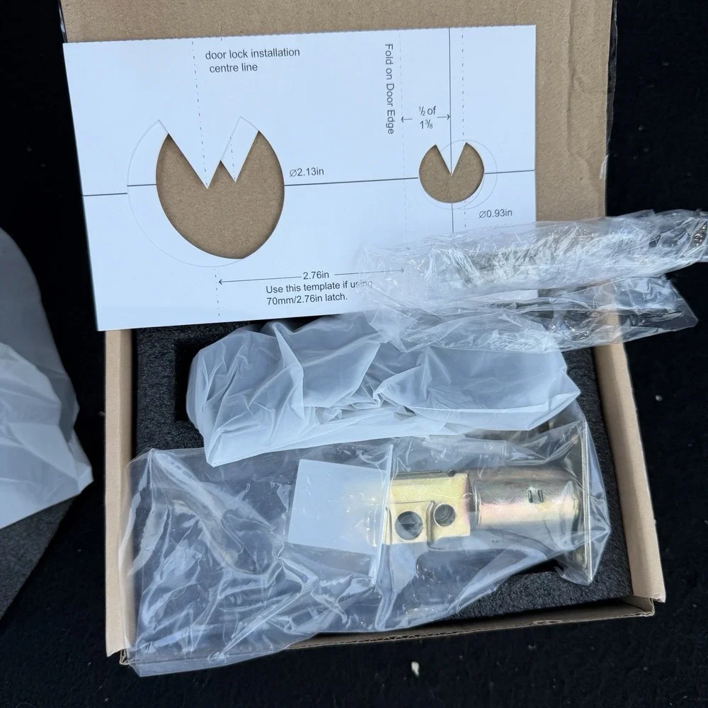 AkaGear DS10 Keyless Entry Door Lock with Door Knob, Fingerprint‎ Door Lock
